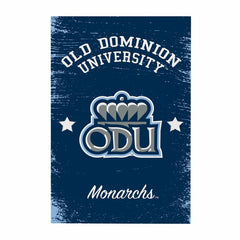 Old Dominion University Wood Wall Sign, 16x24, Collegiate, Home