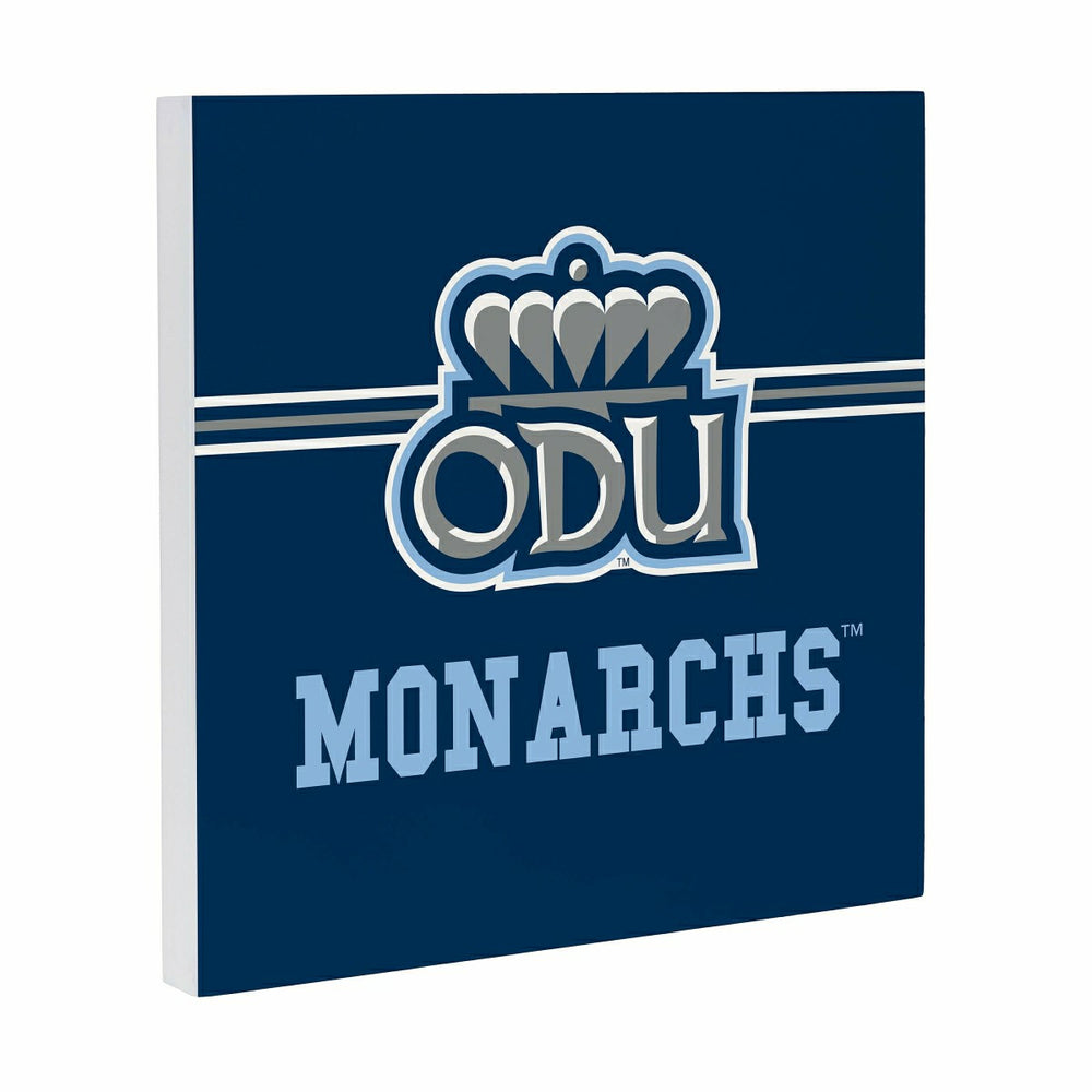 Old Dominion University Wood Wall Sign, 12x12, Collegiate, Home