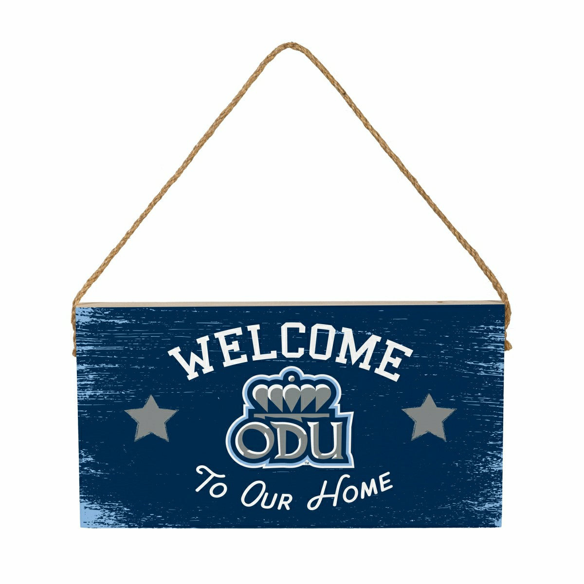 Old Dominion University Wood Wall Sign, 6x11, Collegiate, Home
