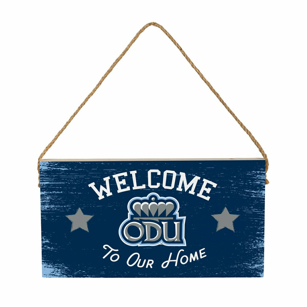 Old Dominion University Wood Wall Sign, 6x11, Collegiate, Home