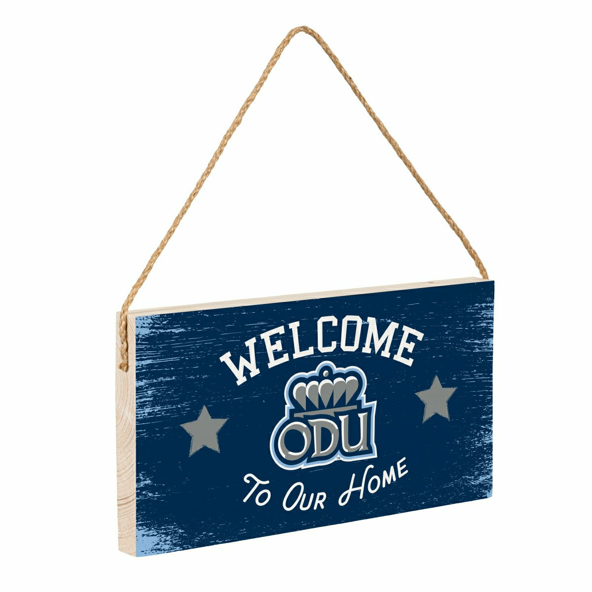 Old Dominion University Wood Wall Sign, 6x11, Collegiate, Home