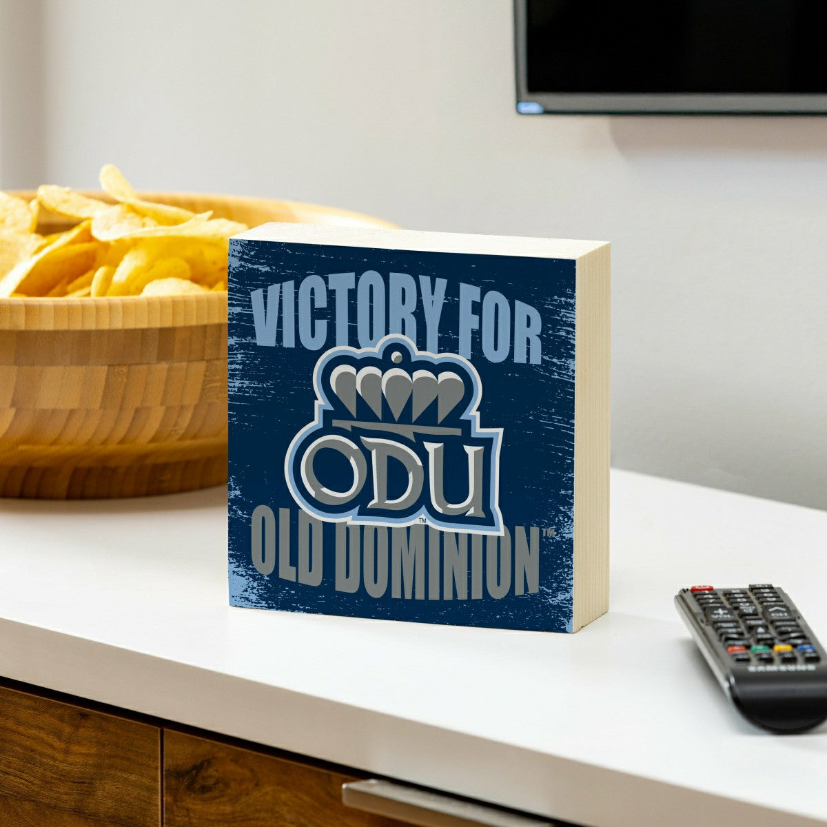 Old Dominion University Plock, Down Home Fans, 6x6, Collegiate, Home