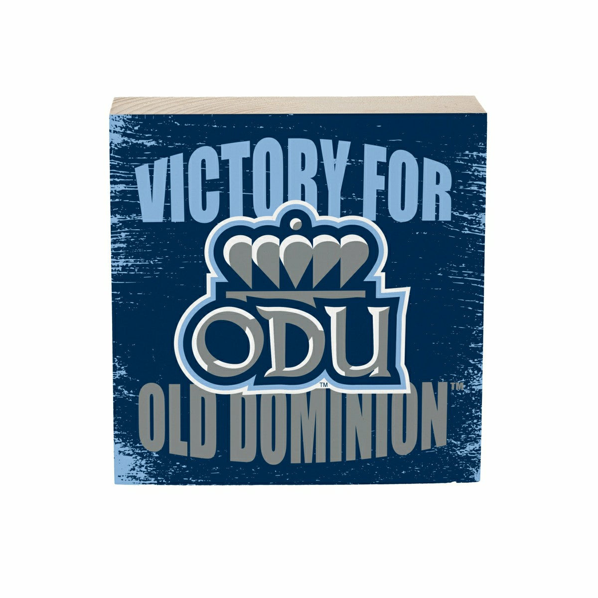 Old Dominion University Plock, Down Home Fans, 6x6, Collegiate, Home