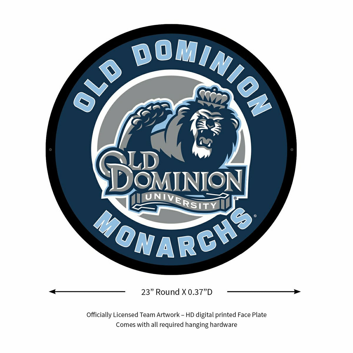 LED Wall Decor, Round, Old Dominion University, Collegiate, Home