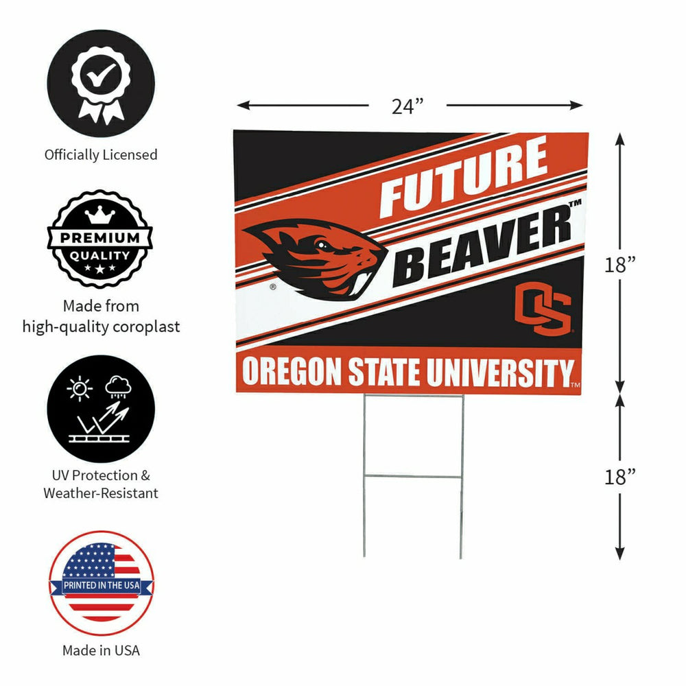 Oregon State University Coroplast Yard Sign, Future Student, Collegiate, Home