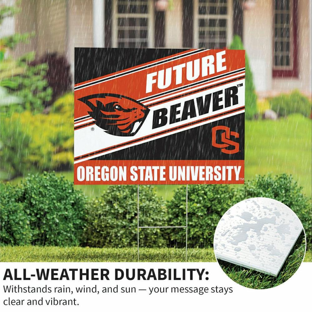 Oregon State University Coroplast Yard Sign, Future Student, Collegiate, Home