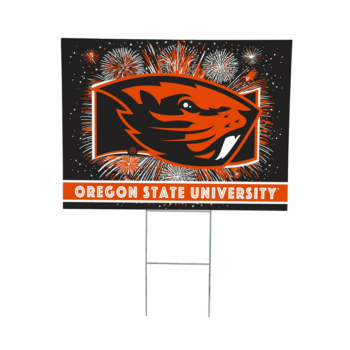 Oregon State University Yard Sign, Patriotic, Collegiate, Home