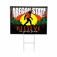 Oregon State University Yard Sign, Bigfoot, Collegiate, Home
