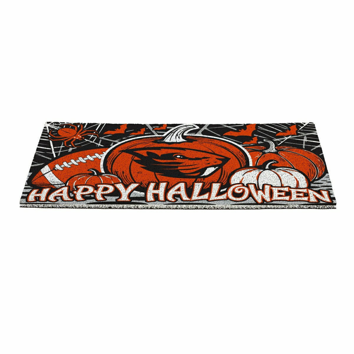 Oregon State University Halloween PVC Mat, 28"x16", Collegiate