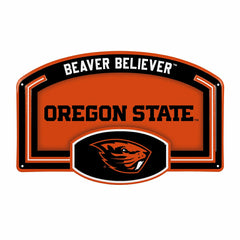 Oregon State University USA Embossed Steel Wall Sign, 11" x 17", Collegiate, Home