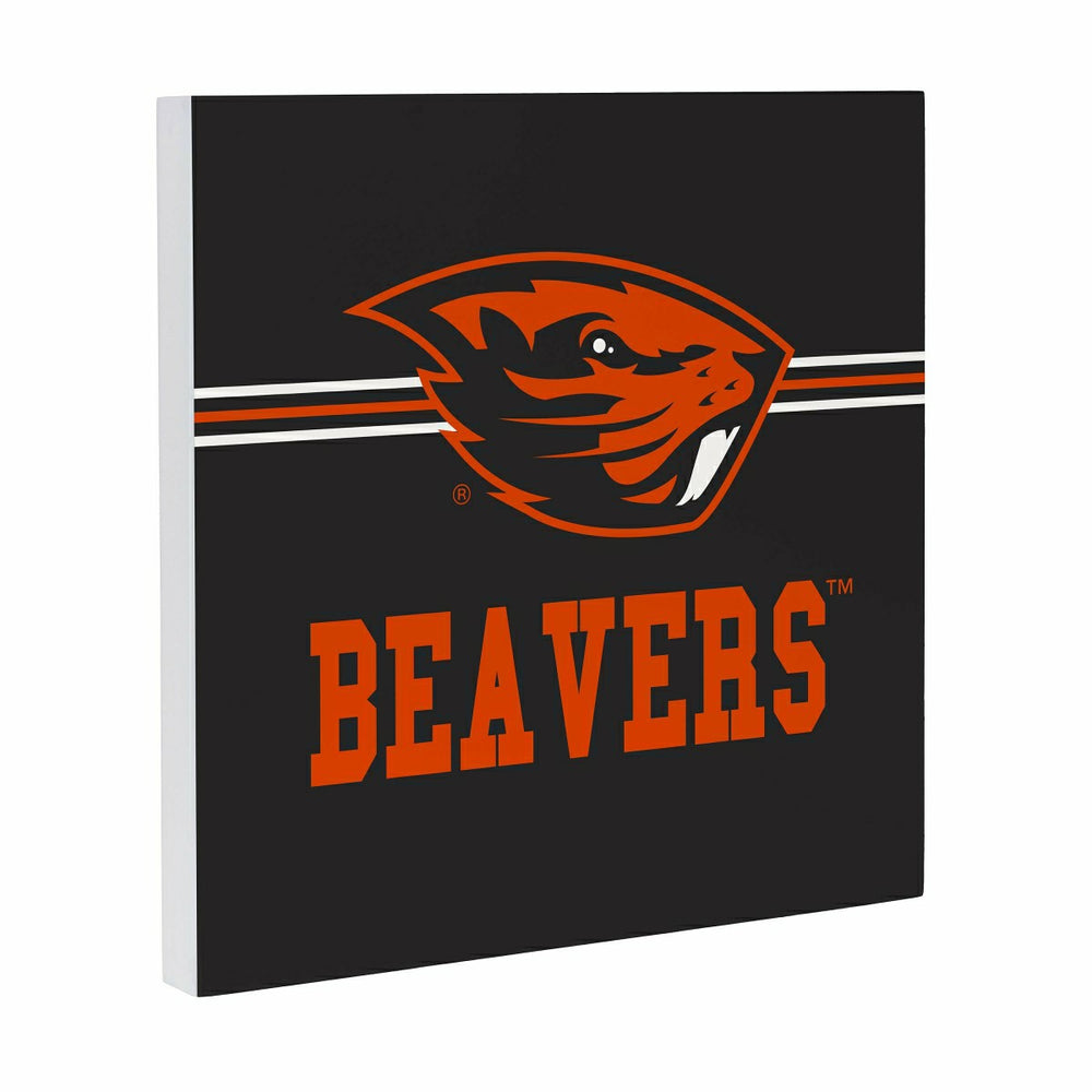 Oregon State University Wood Wall Sign, 12x12, Collegiate, Home