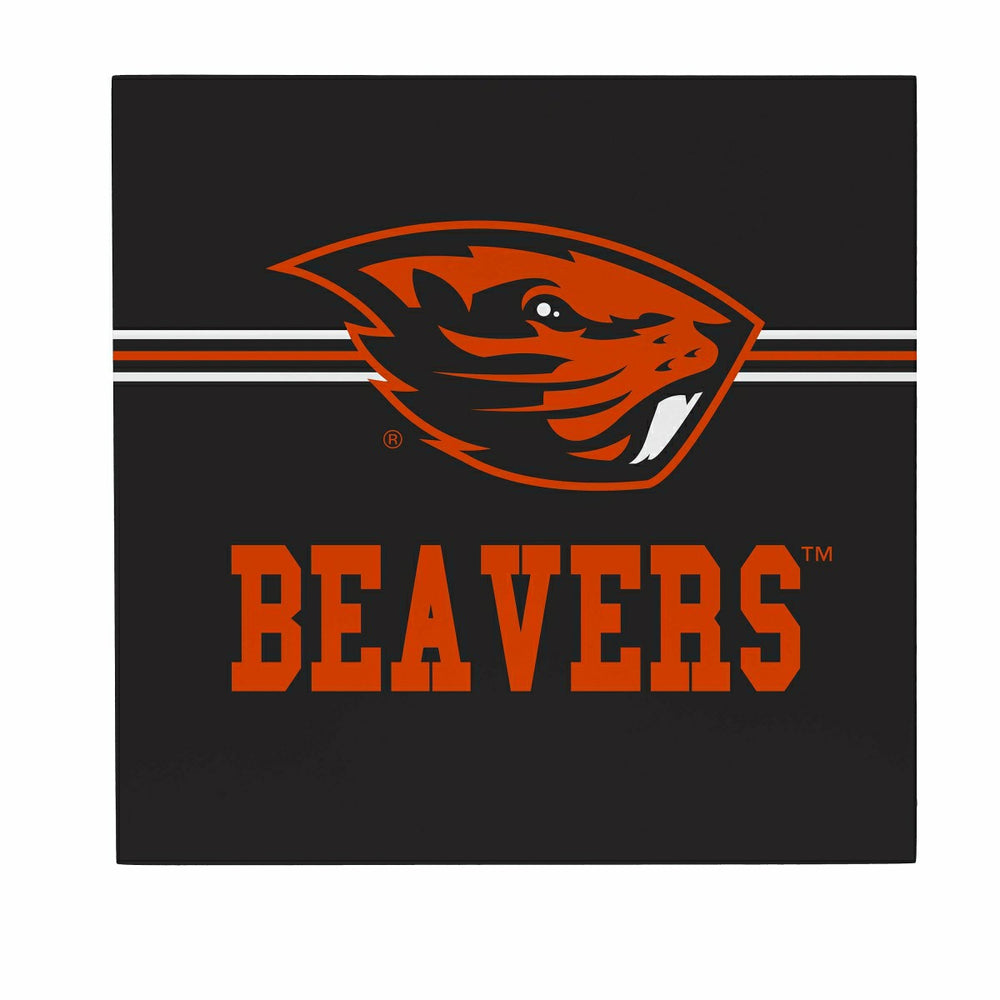Oregon State University Wood Wall Sign, 12x12, Collegiate, Home