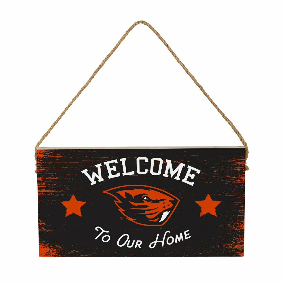 Oregon State University Wood Wall Sign, 6x11, Collegiate, Home