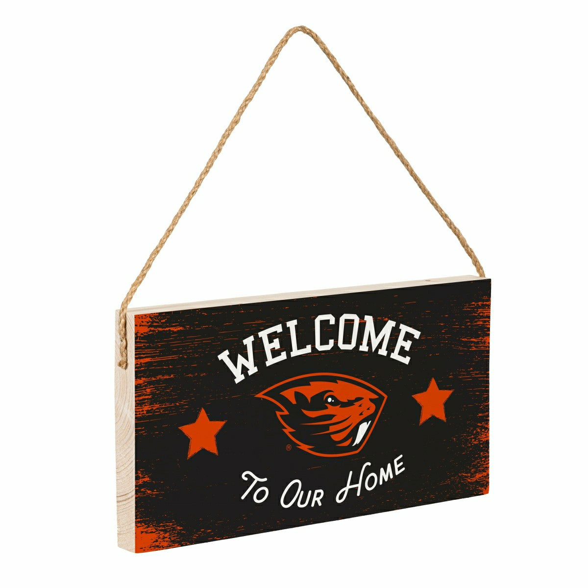 Oregon State University Wood Wall Sign, 6x11, Collegiate, Home