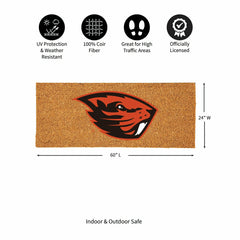 Oregon State University Extra Large Full Color Coir Mat, 60"x24", Collegiate