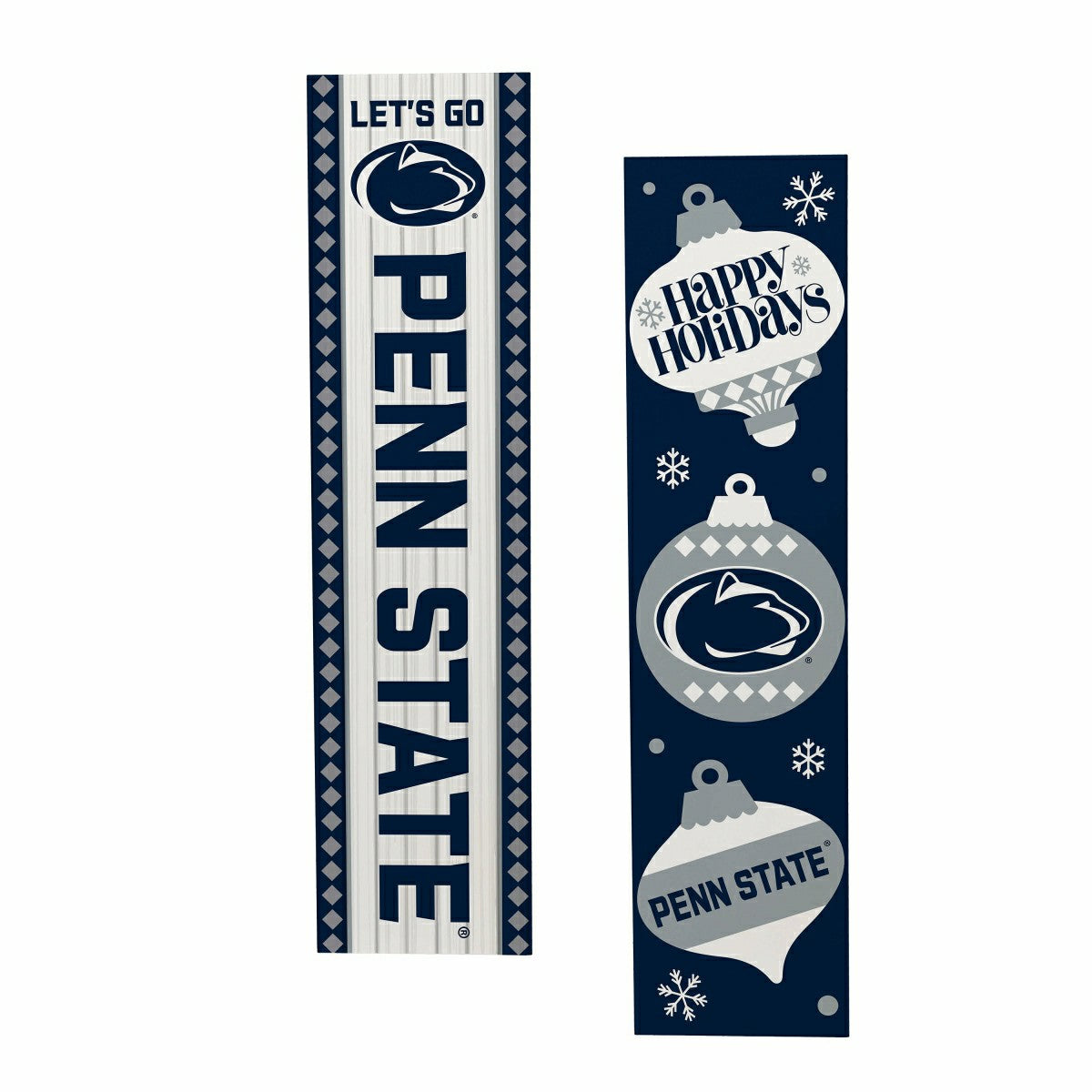 47" Double Sided Leaner, Penn State, Christmas, Collegiate, Home