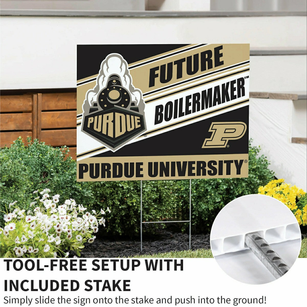 Purdue University Coroplast Yard Sign, Future Student, Collegiate, Home