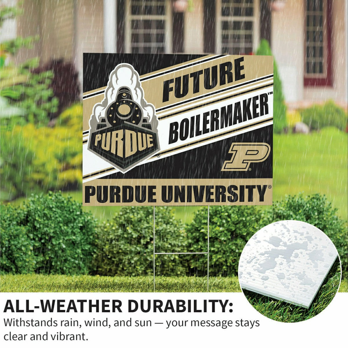 Purdue University Coroplast Yard Sign, Future Student, Collegiate, Home