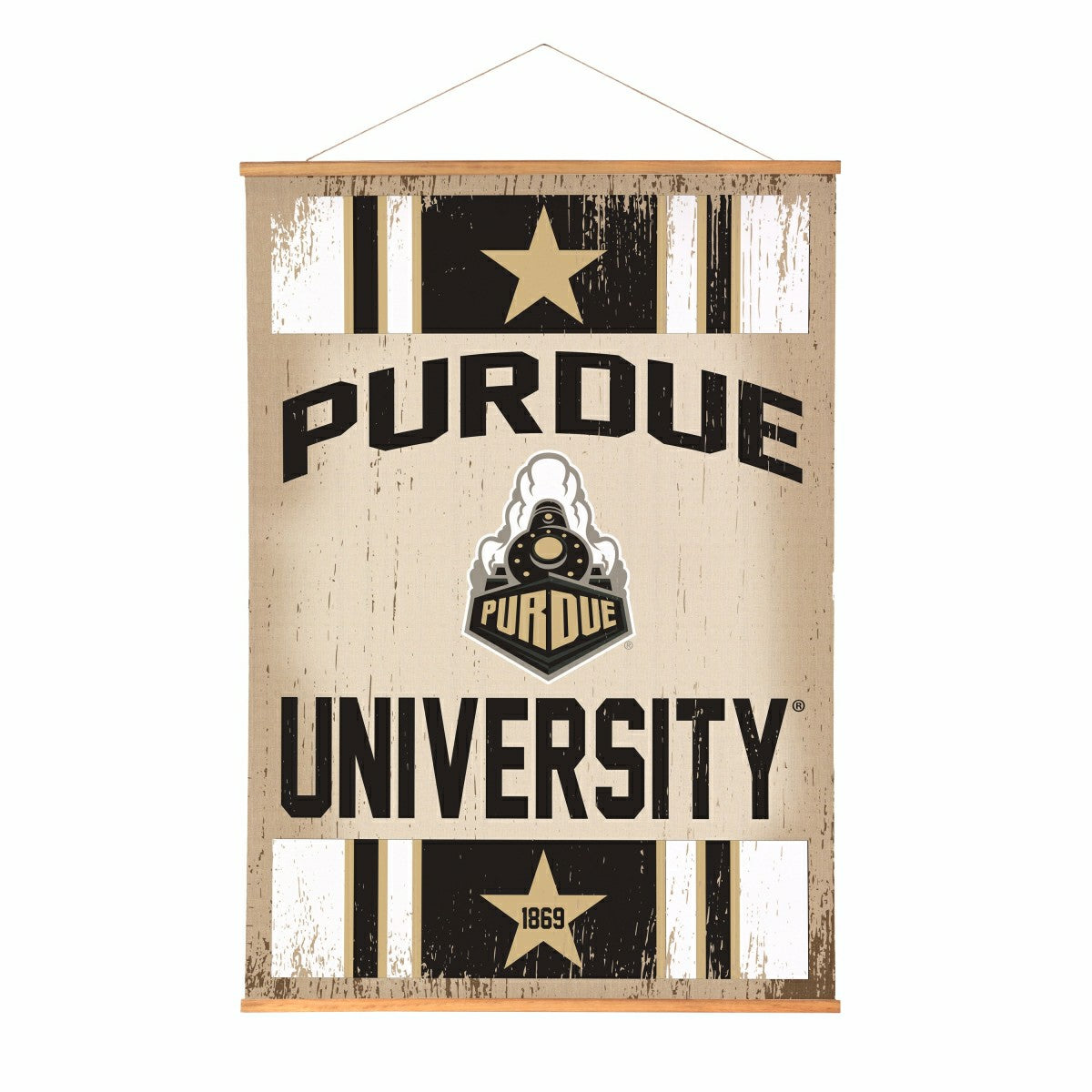 Purdue University, Canvas Wall Tapestry, Large, 54x36, Collegiate, Home