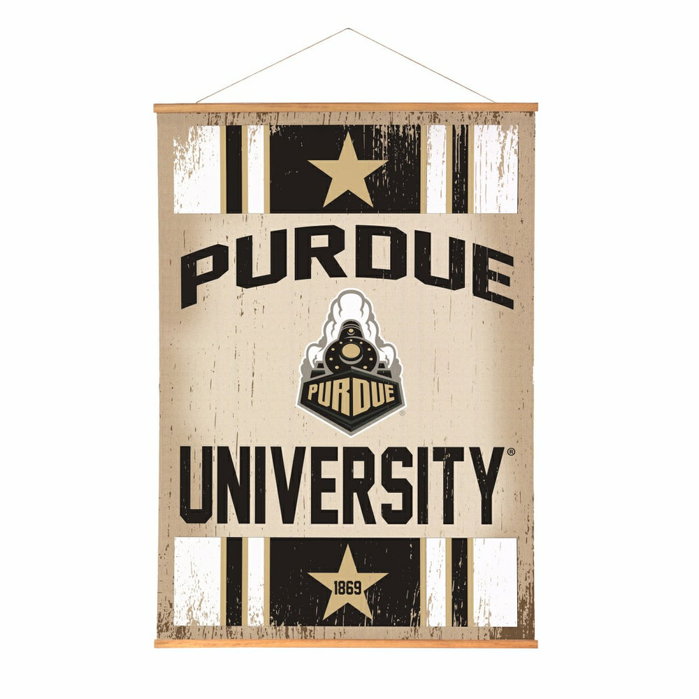 Purdue University, Canvas Wall Tapestry, Large, 54x36, Collegiate, Home