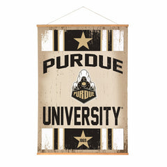 Purdue University, Canvas Wall Tapestry, Large, 54x36, Collegiate, Home
