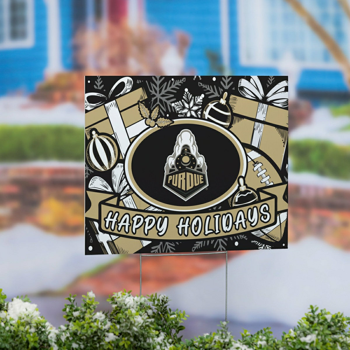 Purdue University Yard Sign, Holiday, Collegiate, Home