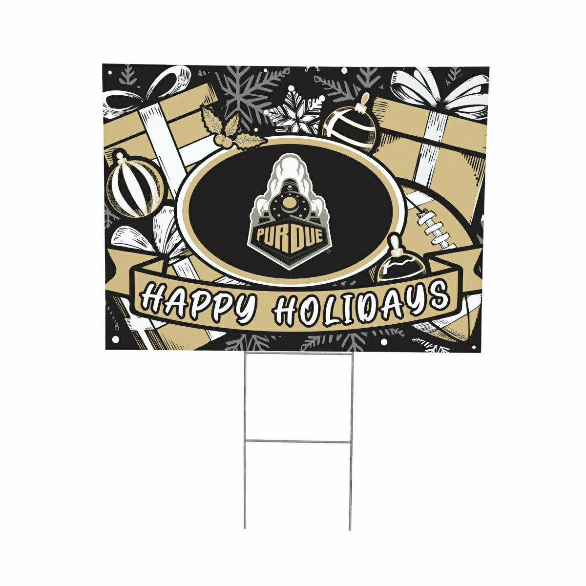 Purdue University Yard Sign, Holiday, Collegiate, Home