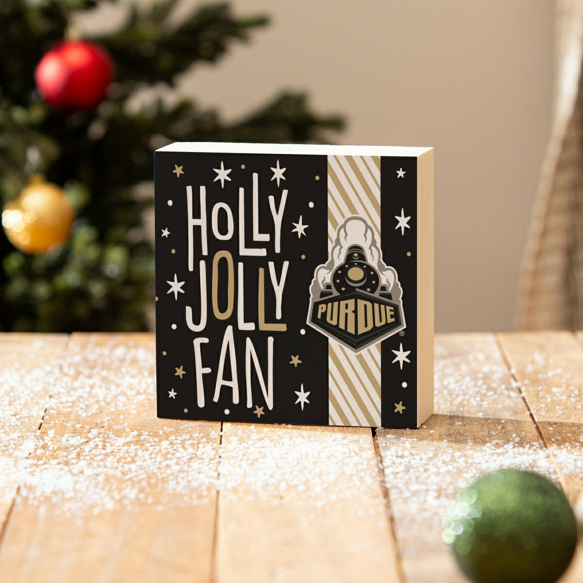 Purdue University Block, Holiday, 6x6, Collegiate, Home