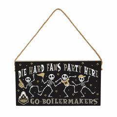 Purdue University Halloween Wood Wall Sign, 6x11, Collegiate, Home