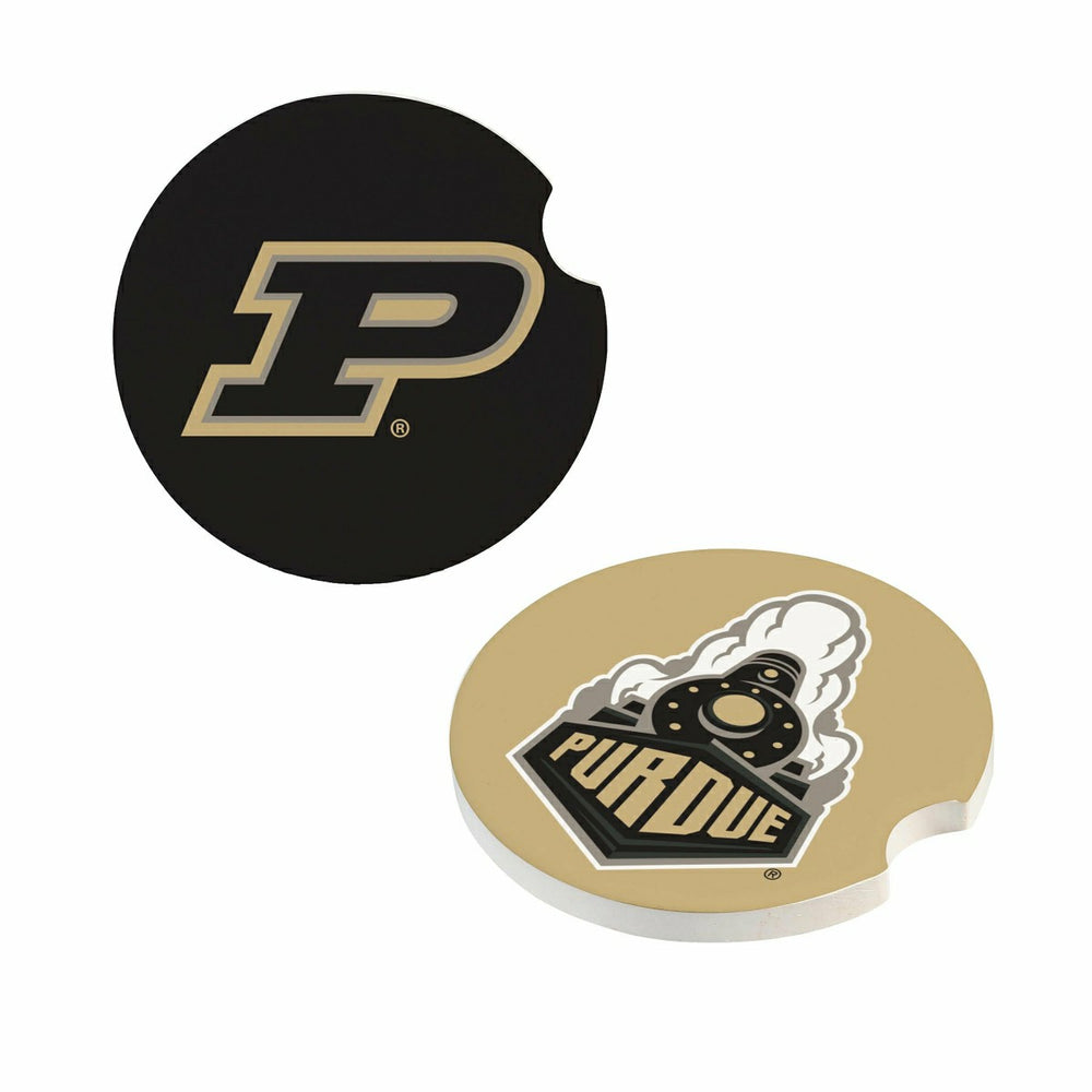 Purdue University Car Coaster Set, 2pc, Collegiate, Home