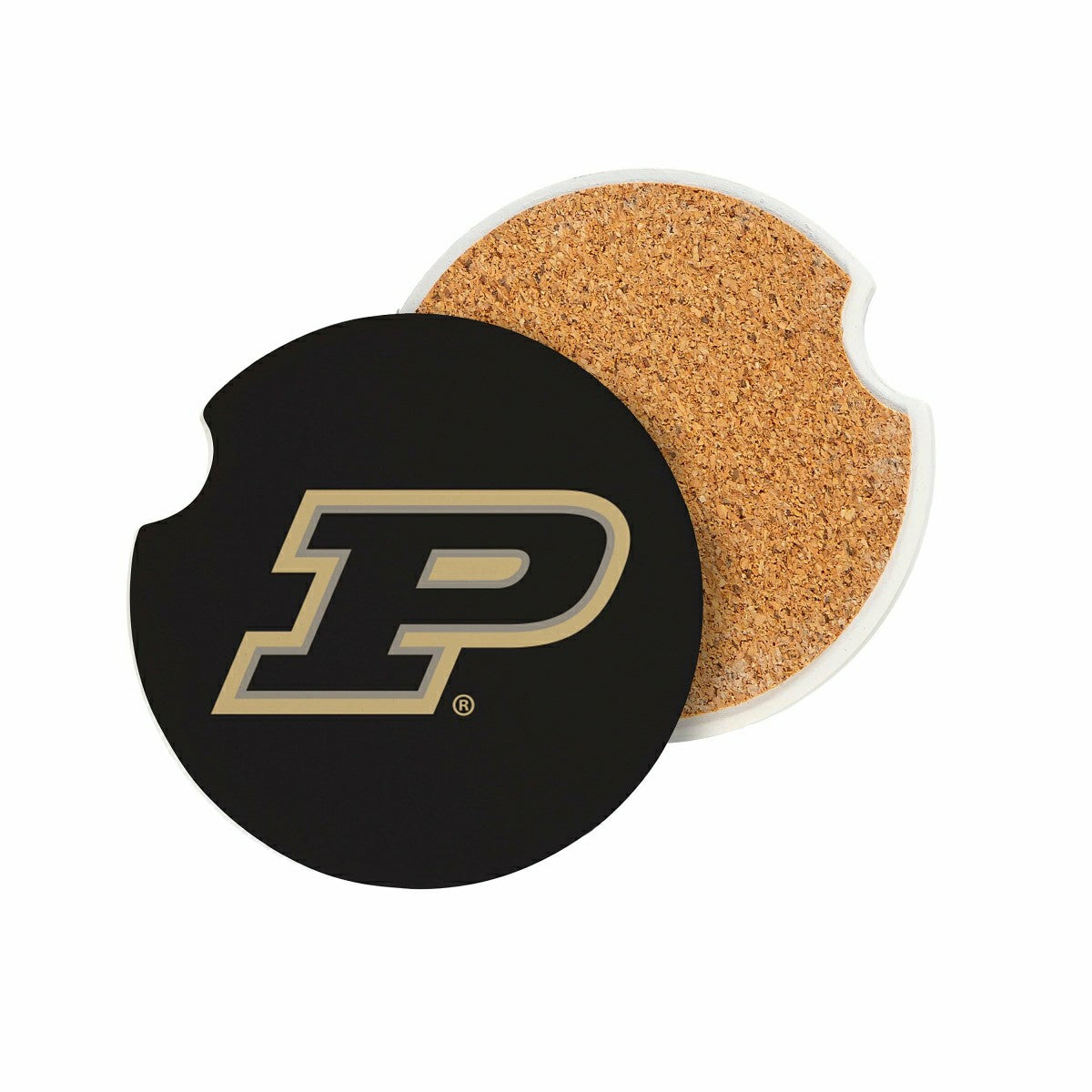 Purdue University Car Coaster Set, 2pc, Collegiate, Home