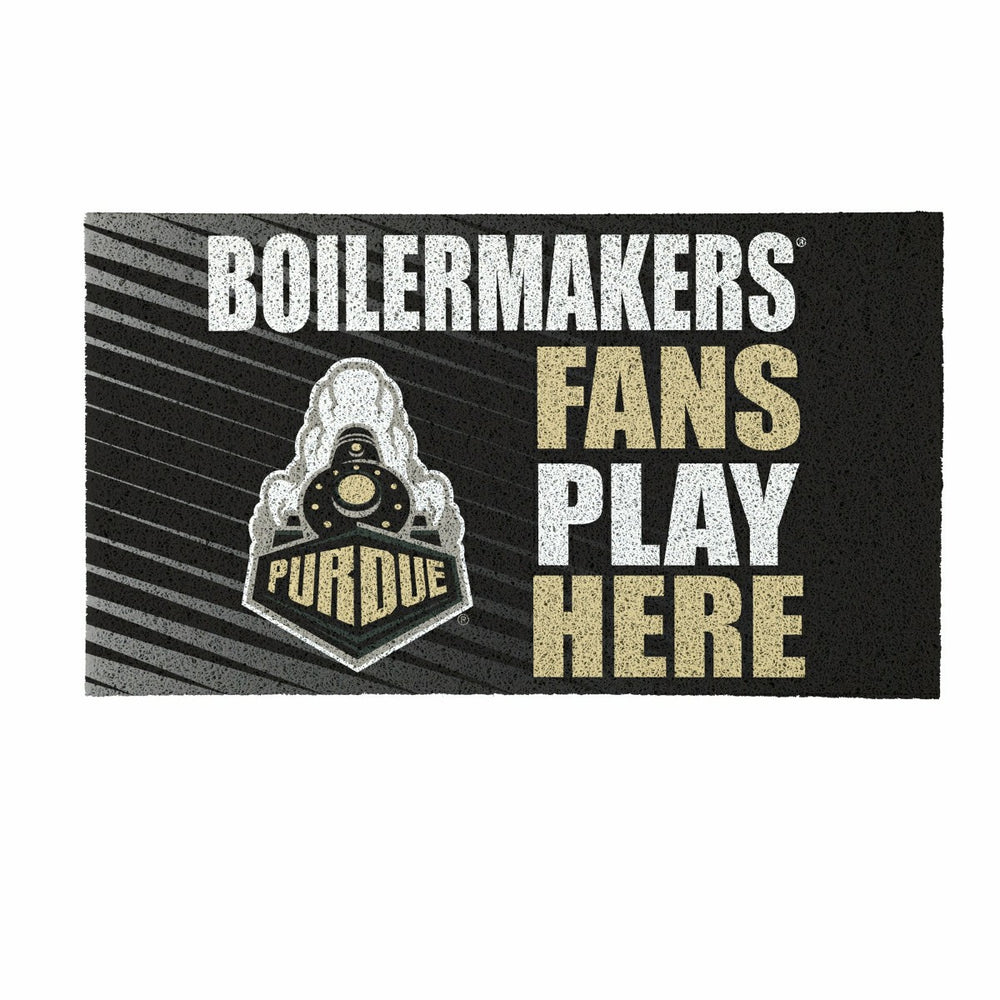 Purdue University Fan Mat, 28"x16", Collegiate
