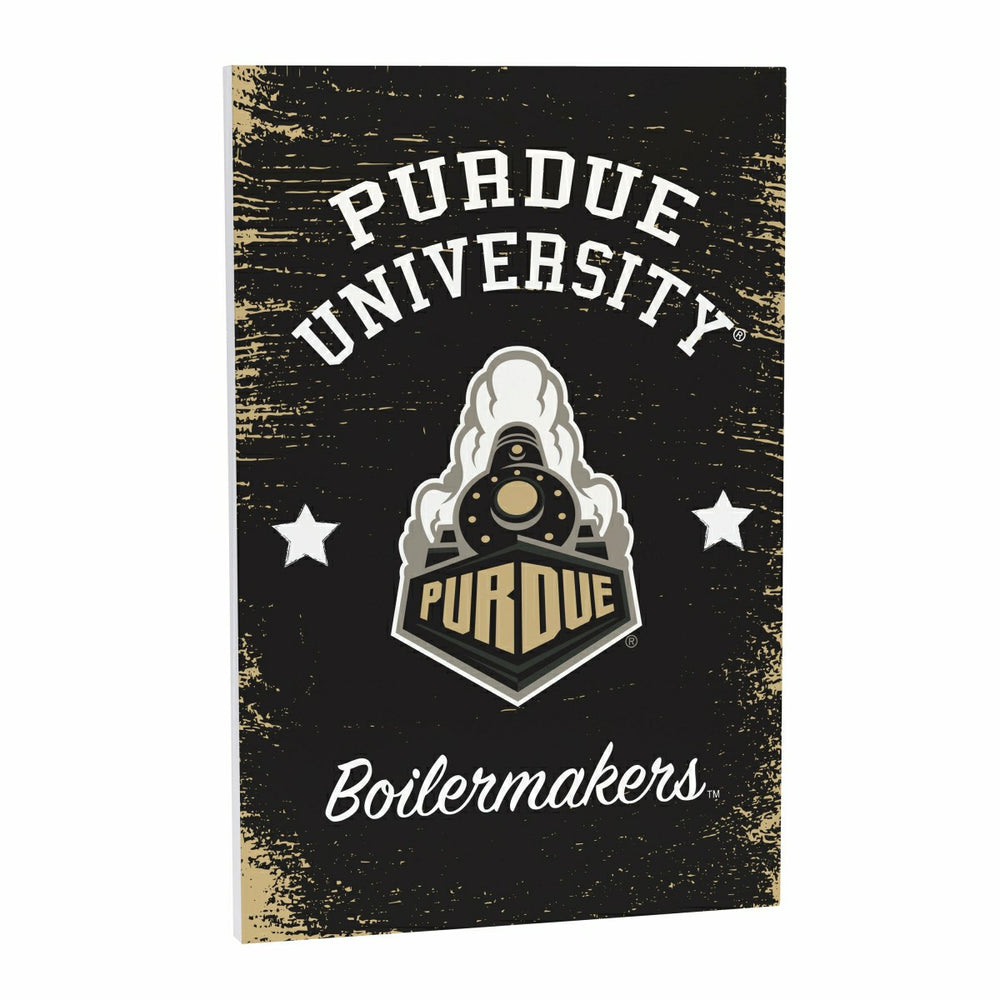 Purdue University Wood Wall Sign, 16x24, Collegiate, Home