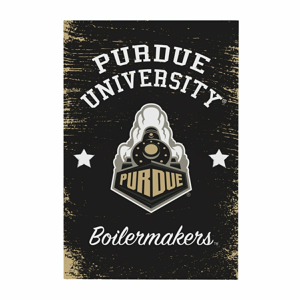 Purdue University Wood Wall Sign, 16x24, Collegiate, Home
