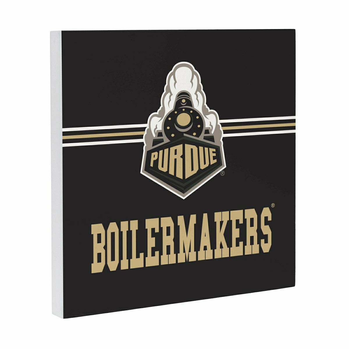 Purdue University Wood Wall Sign, 12x12, Collegiate, Home