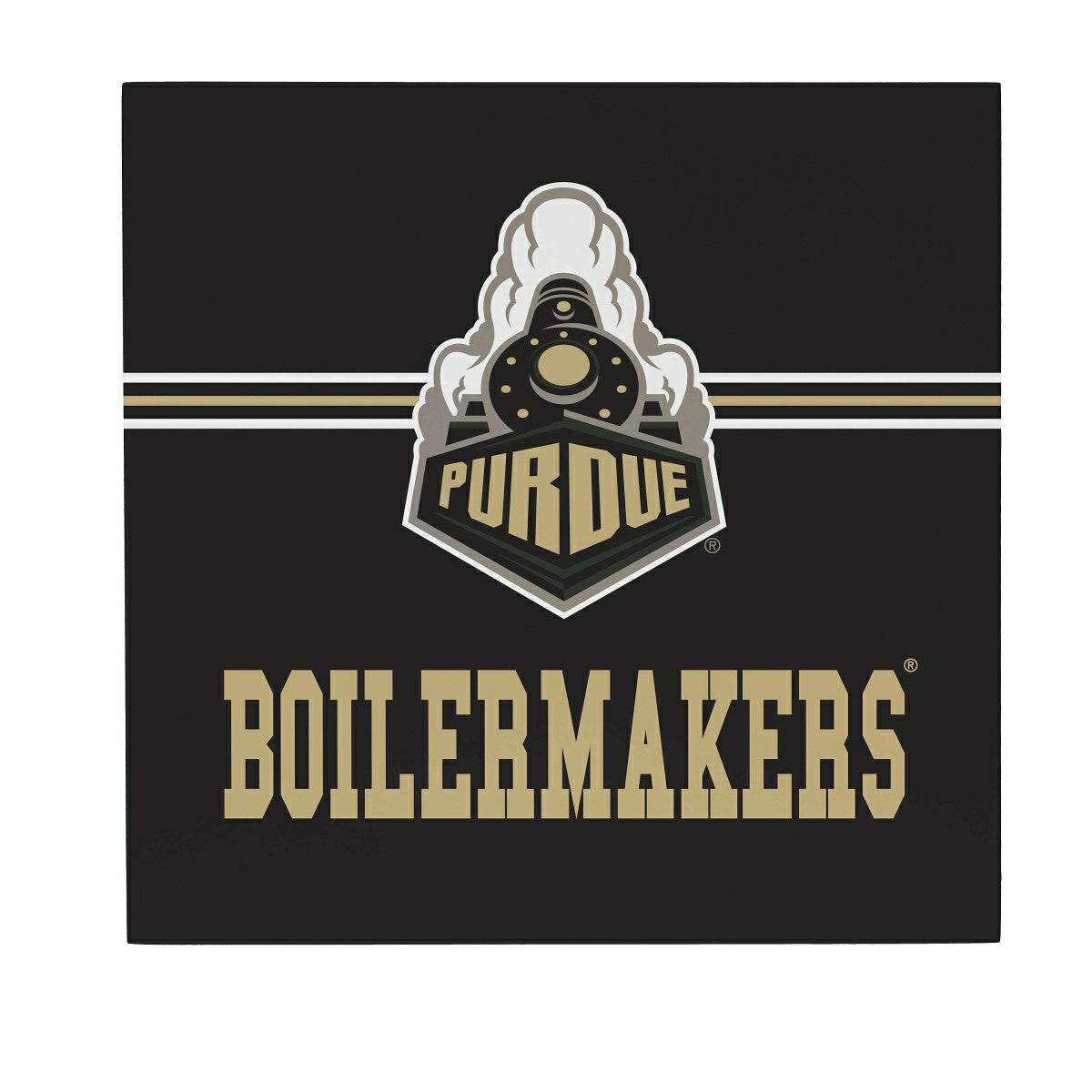 Purdue University Wood Wall Sign, 12x12, Collegiate, Home