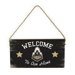 Purdue University Wood Wall Sign, 6x11, Collegiate, Home