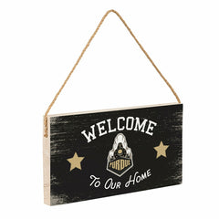 Purdue University Wood Wall Sign, 6x11, Collegiate, Home