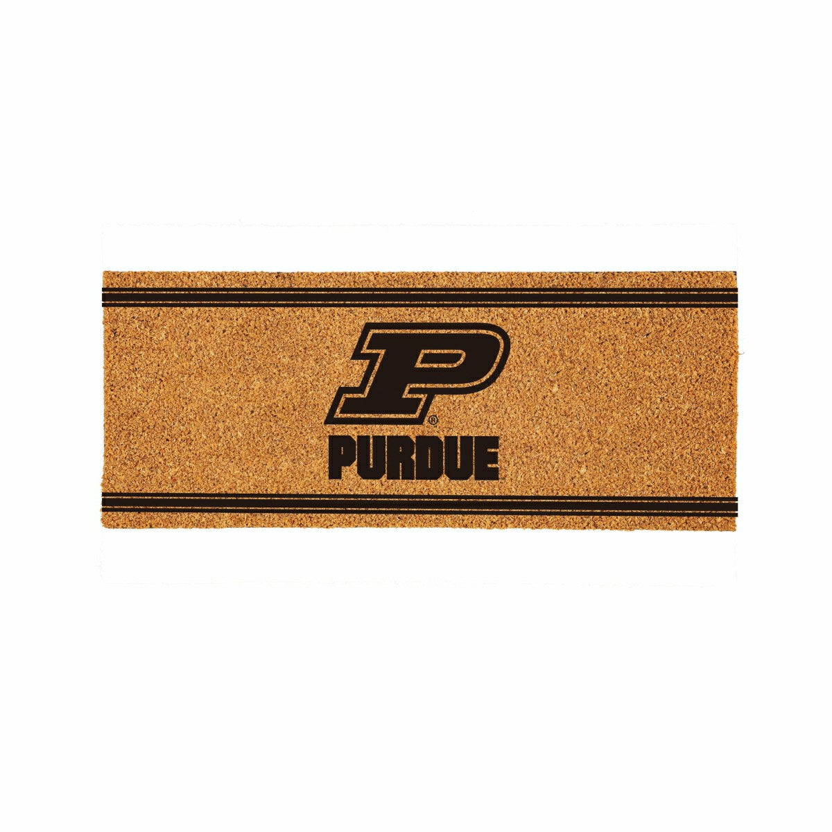 Purdue University Extra Large One Color Coir Mat, 60"x24", Collegiate