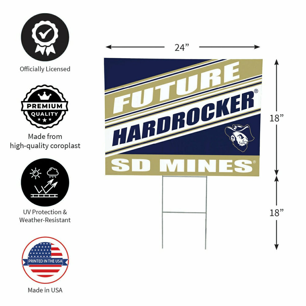 South Dakota School of Mines & Technology Coroplast Yard Sign, Future , Collegiate, Home