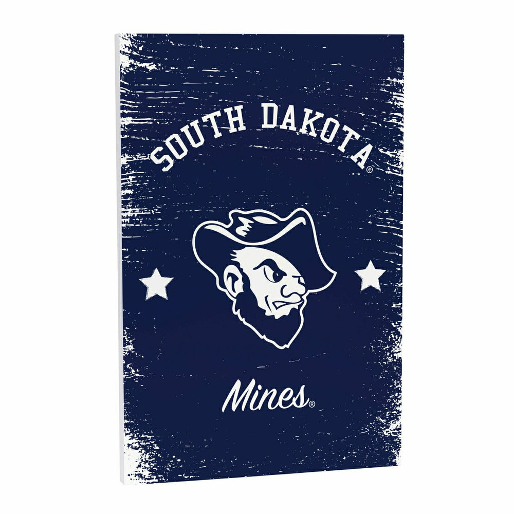 South Dakota School of Mining and Technology Wood Wall Sign, 16x24, Collegiate, Home