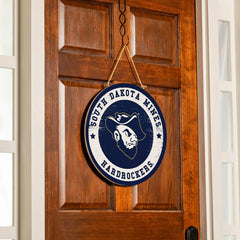 South Dakota School of Mining and Technology Round Door Décor with Han, Collegiate, Home