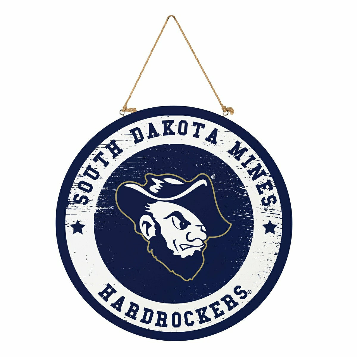 South Dakota School of Mining and Technology Round Door Décor with Han, Collegiate, Home
