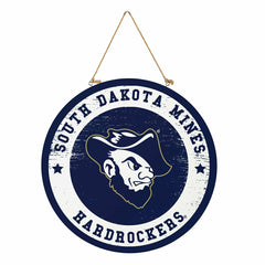 South Dakota School of Mining and Technology Round Door Décor with Han, Collegiate, Home