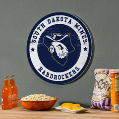 South Dakota School of Mining and Technology Round Door Décor with Han, Collegiate, Home