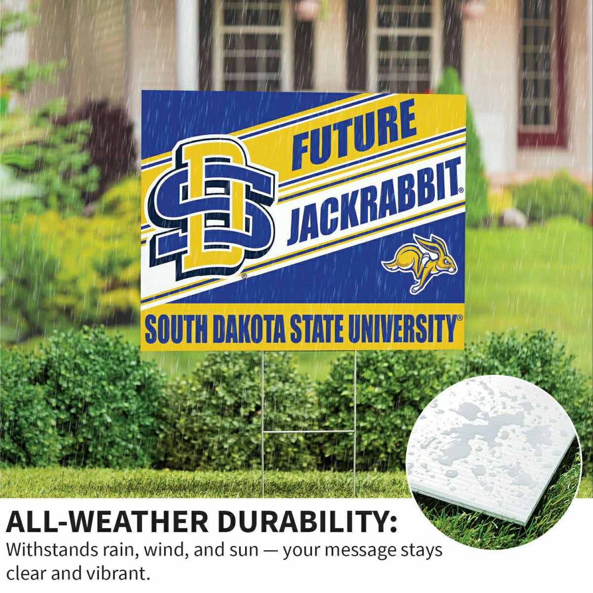 South Dakota State University Coroplast Yard Sign, Future Student, Collegiate, Home