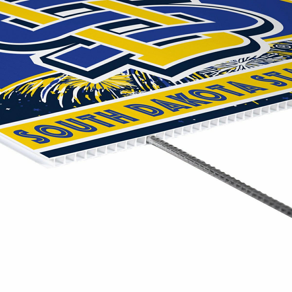 South Dakota State University Yard Sign, Patriotic, Collegiate, Home