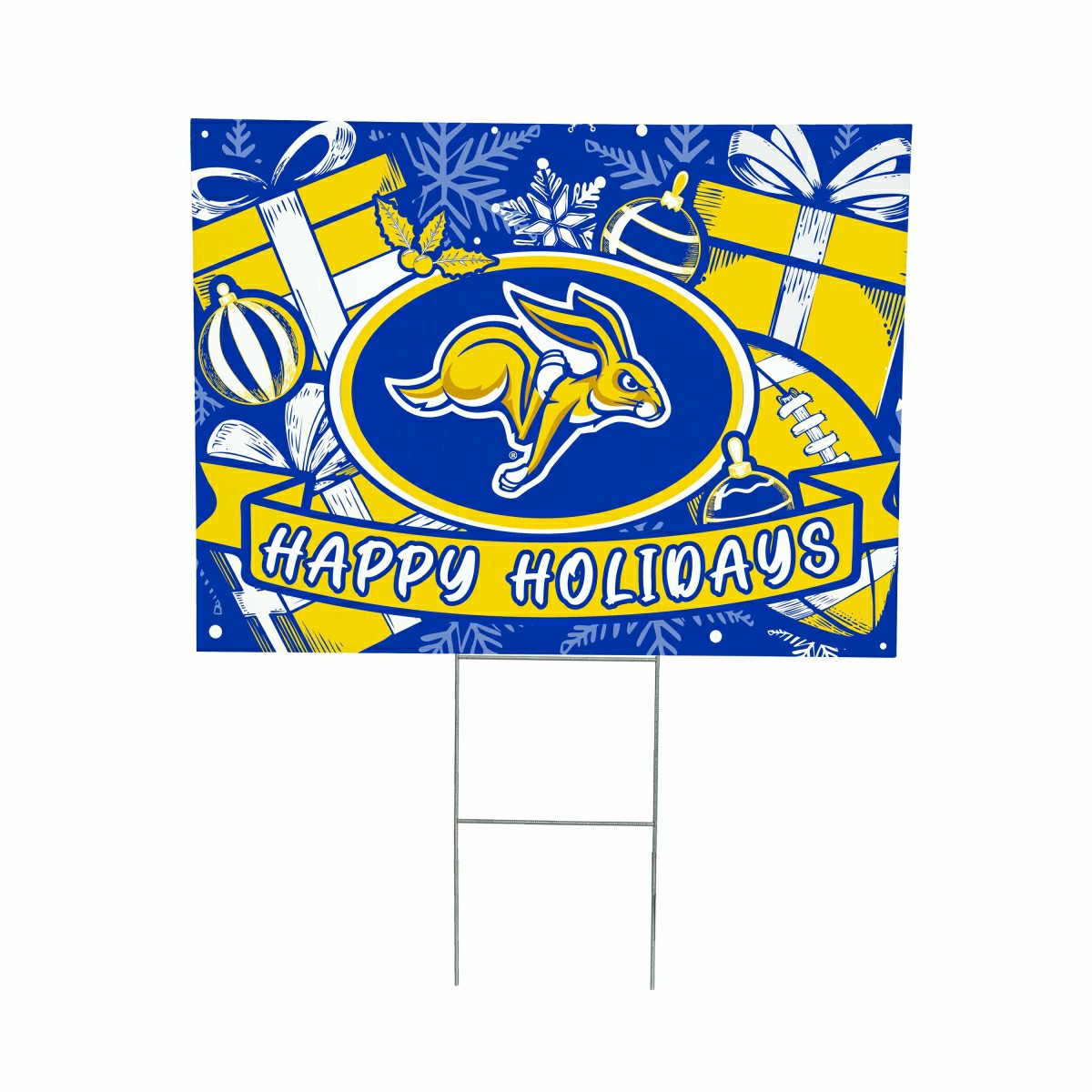 South Dakota State University Coroplast Yard Sign, Holiday, Collegiate, Home