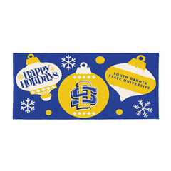 South Dakota State University Holiday Flocked Coir Sassafras Switch Ma, Collegiate