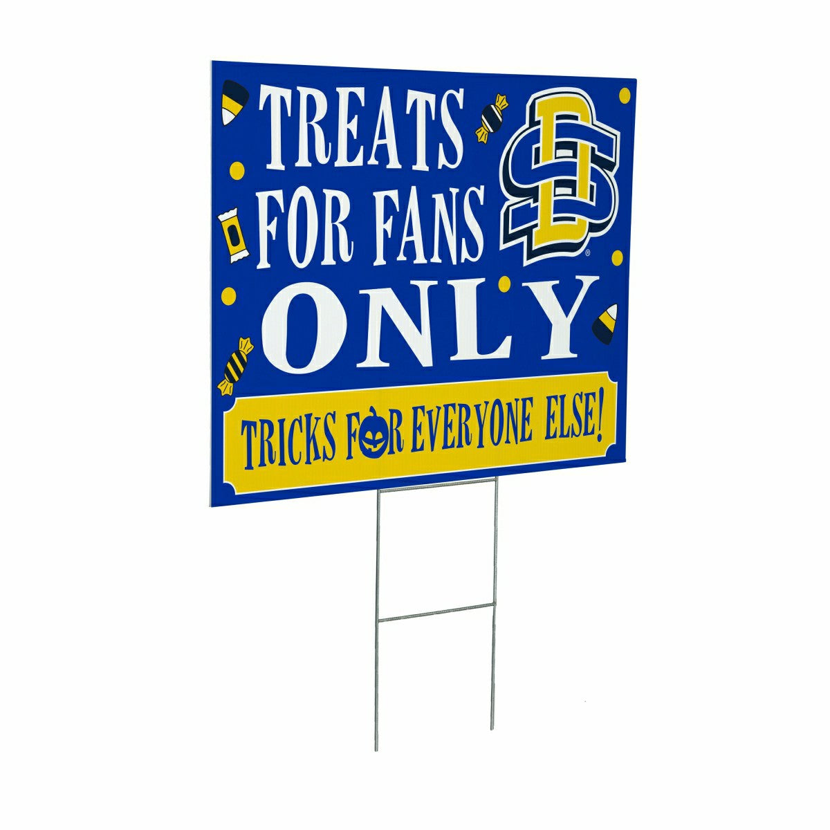 South Dakota State University Yard Sign, Halloween Treats for Fans, Collegiate, Home